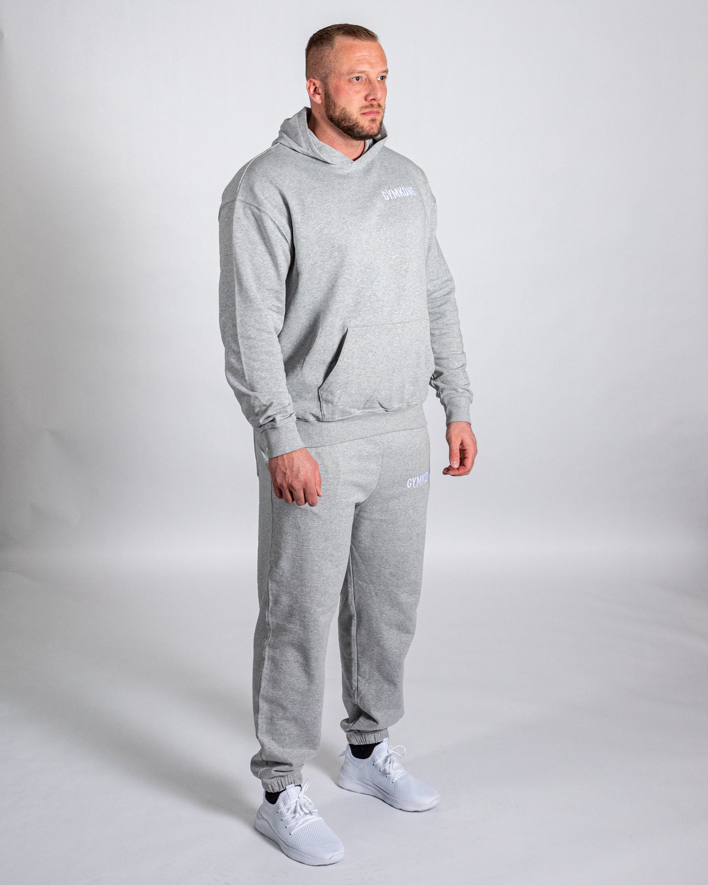 BARBARIAN HOODIE heather grey