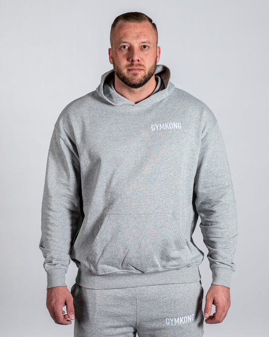 BARBARIAN HOODIE heather grey