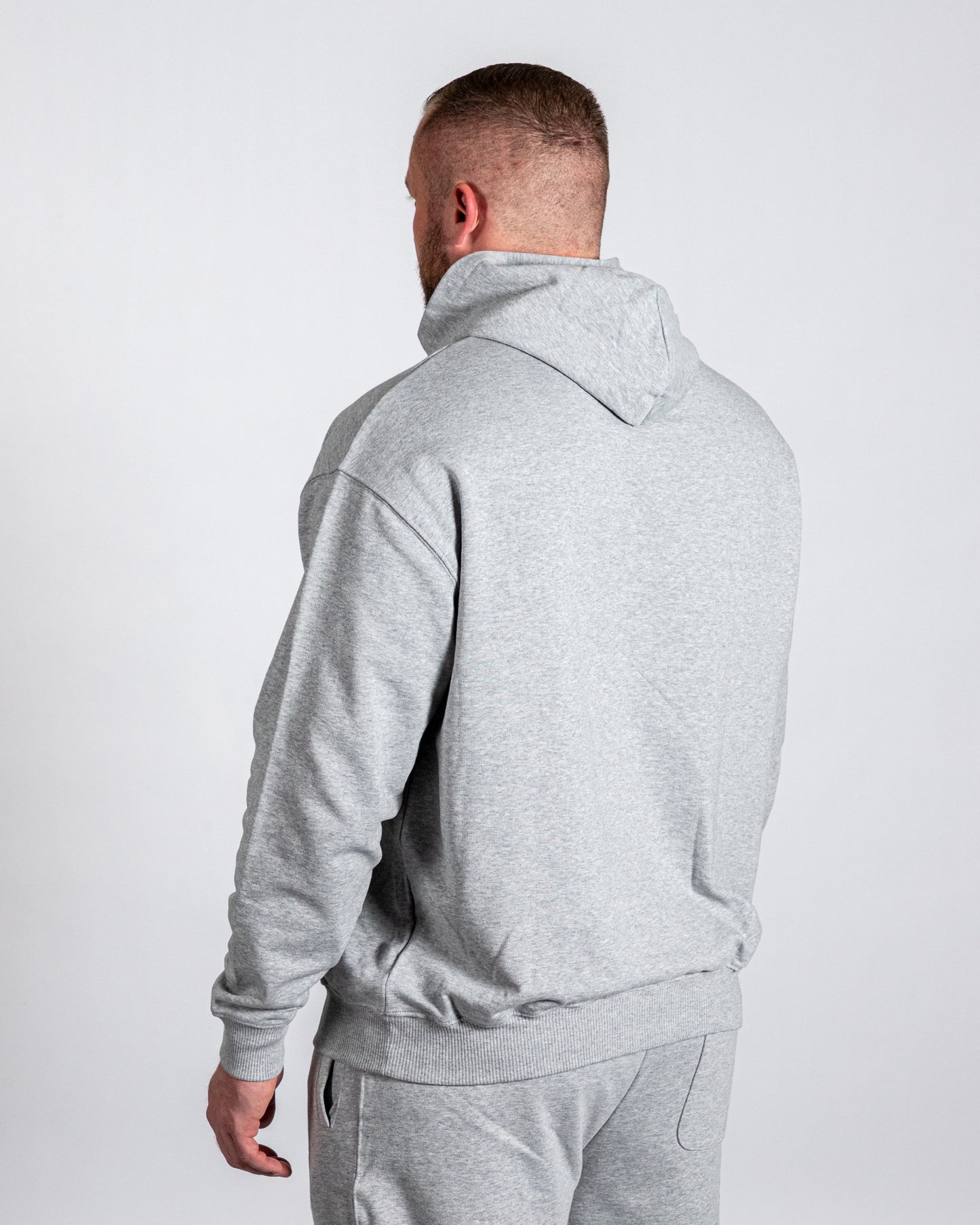 BARBARIAN HOODIE heather grey