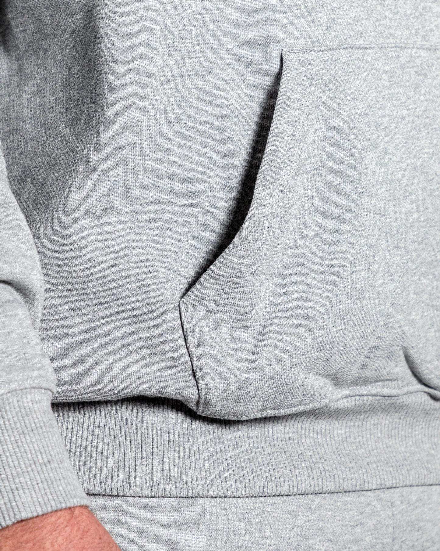 BARBARIAN HOODIE heather grey