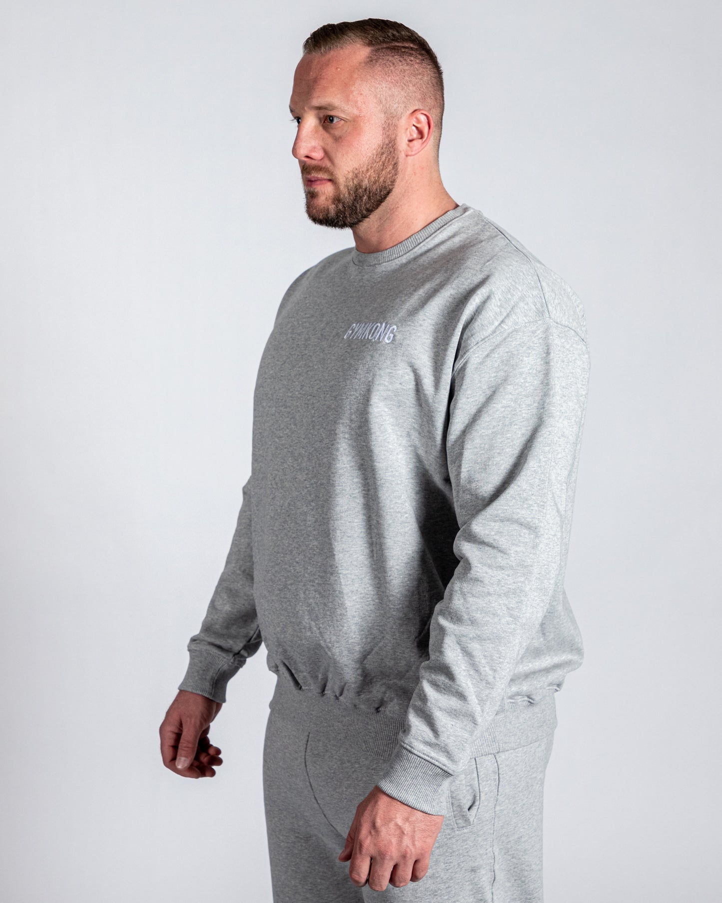 BARBARIAN SWEATER heather grey