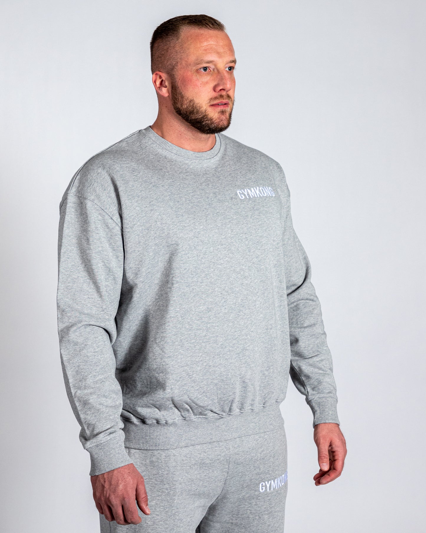 BARBARIAN SWEATER heather grey